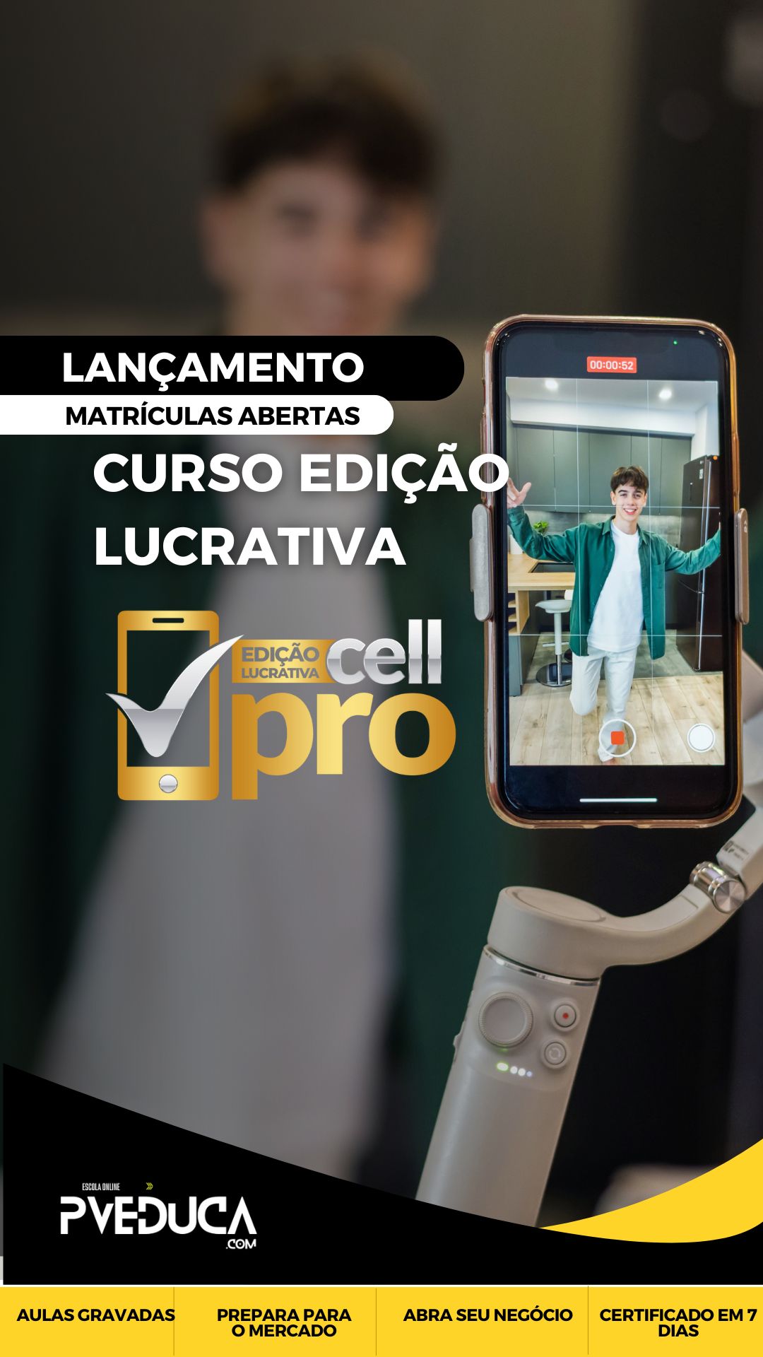 Curso de Edição Lucrativa com CAPCUT