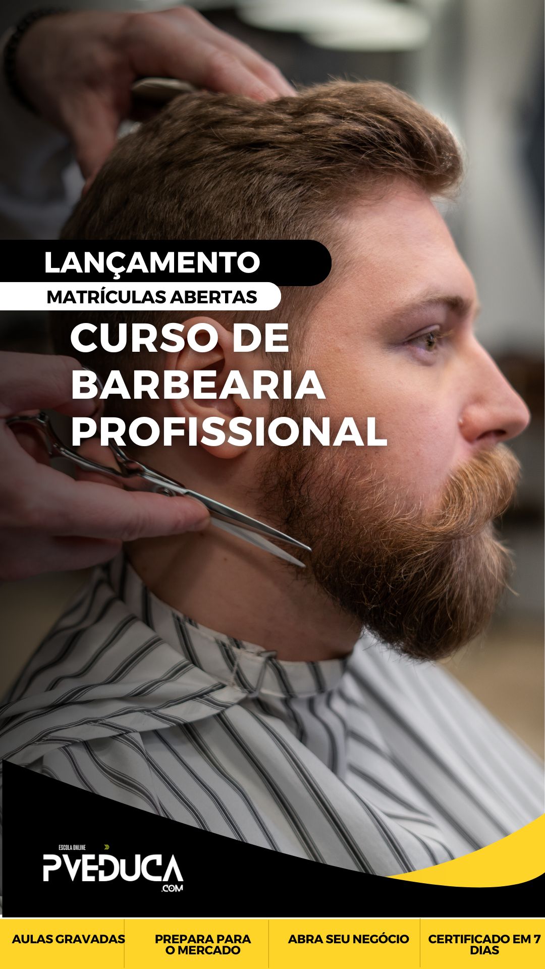 Curso de Barbearia Profissional