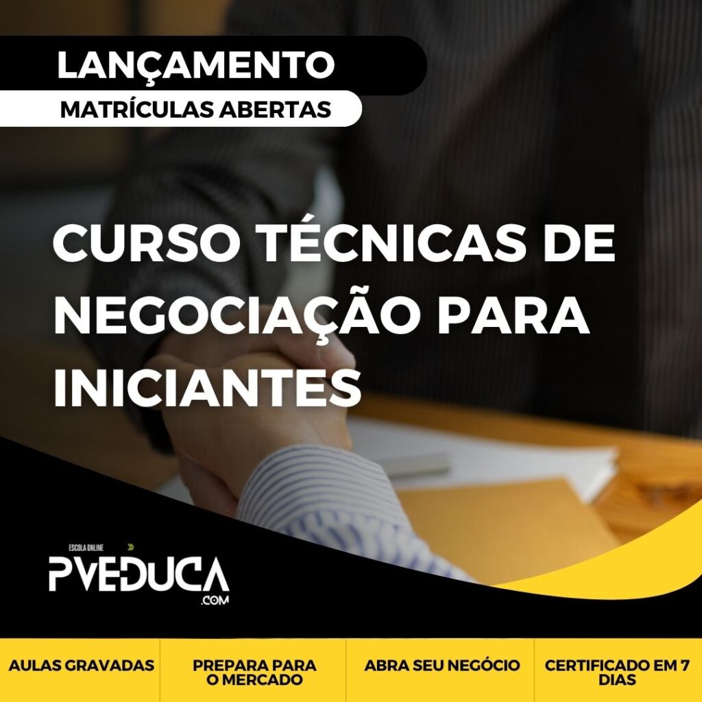 Curso Técnicas de Negociação para Iniciantes